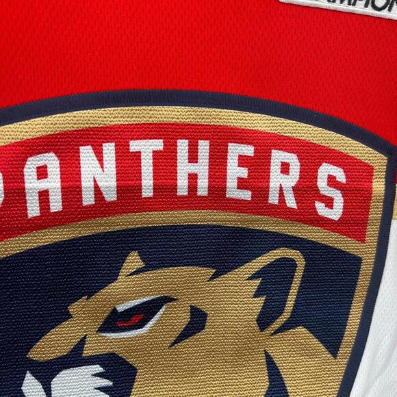 NHL 2024/25 Florida Panthers Barkov #16 Stanley Cup Fanatics Jersey XL NWT - Picture 12 of 12